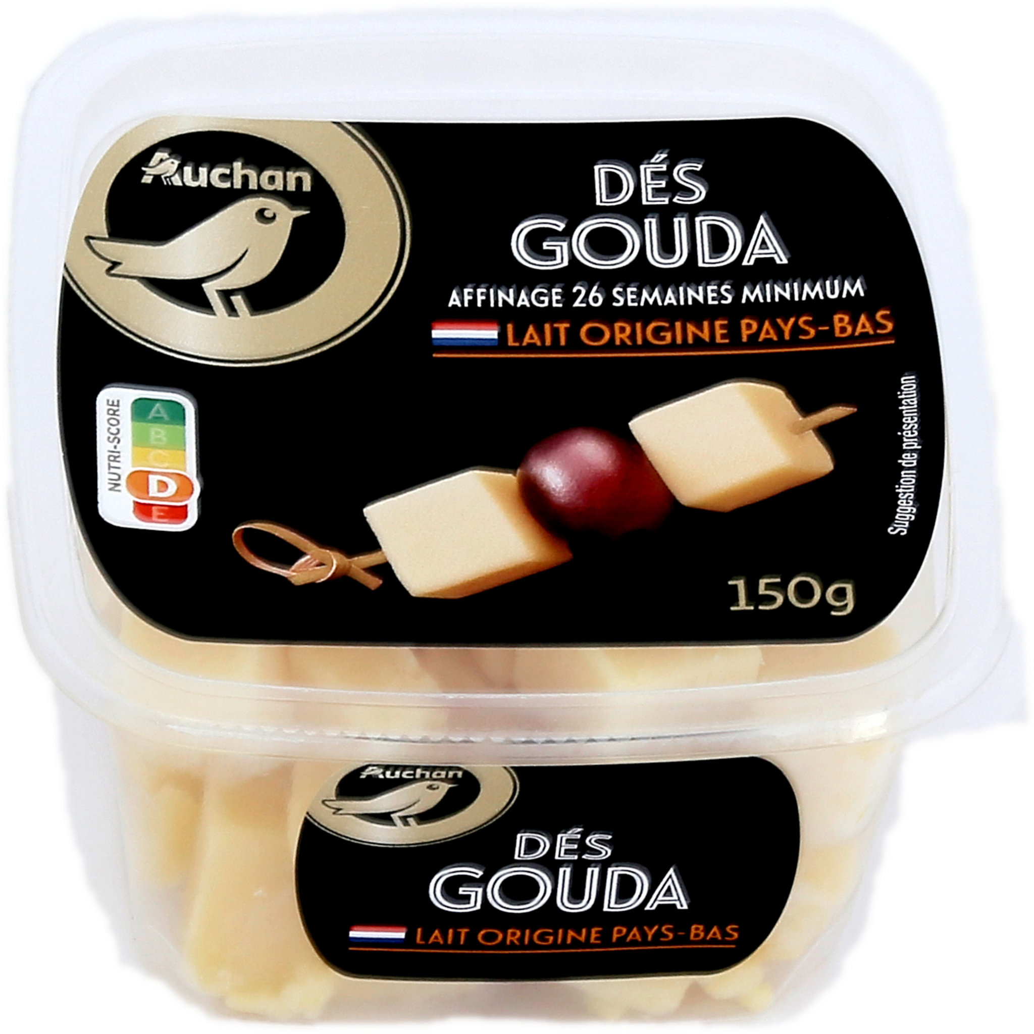 Auchan Gourmet Des De Gouda Affine 150g Pas Cher A Prix Auchan
