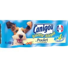 CANIGOU Boîtes de pâtée allégée aux viandes blanches pour chien 4x400g ...