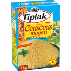 TIPIAK Couscous moyen, prêt en 4min 1kg