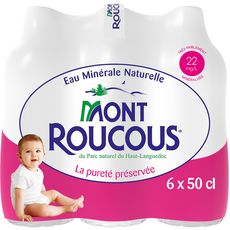 Mont Roucous Eau Minerale Naturelle Plate Bouteilles 6x50cl Pas Cher A Prix Auchan