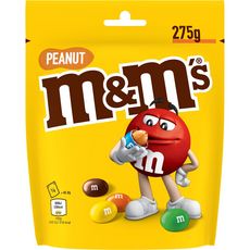 M&M'S M&M's Cacahuètes enrobées de chocolat au lait et dragéifiées pochon 275g 275g