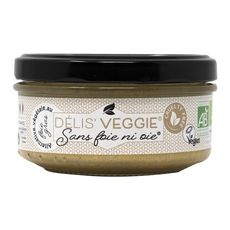 DELIS VEGGIE Alternative végétale au foie gras bio sans foie ni oie 150g