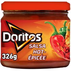 DORITOS Sauce tortilla salsa hot épicée 326g