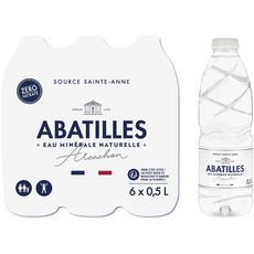 ABATILLES Eau minérale naturelle plate bouteilles 6x50cl