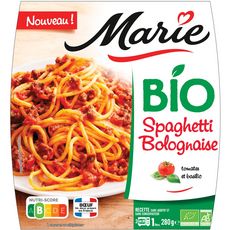 MARIE Spaghetti à la bolognaise bio 1 portion 280g