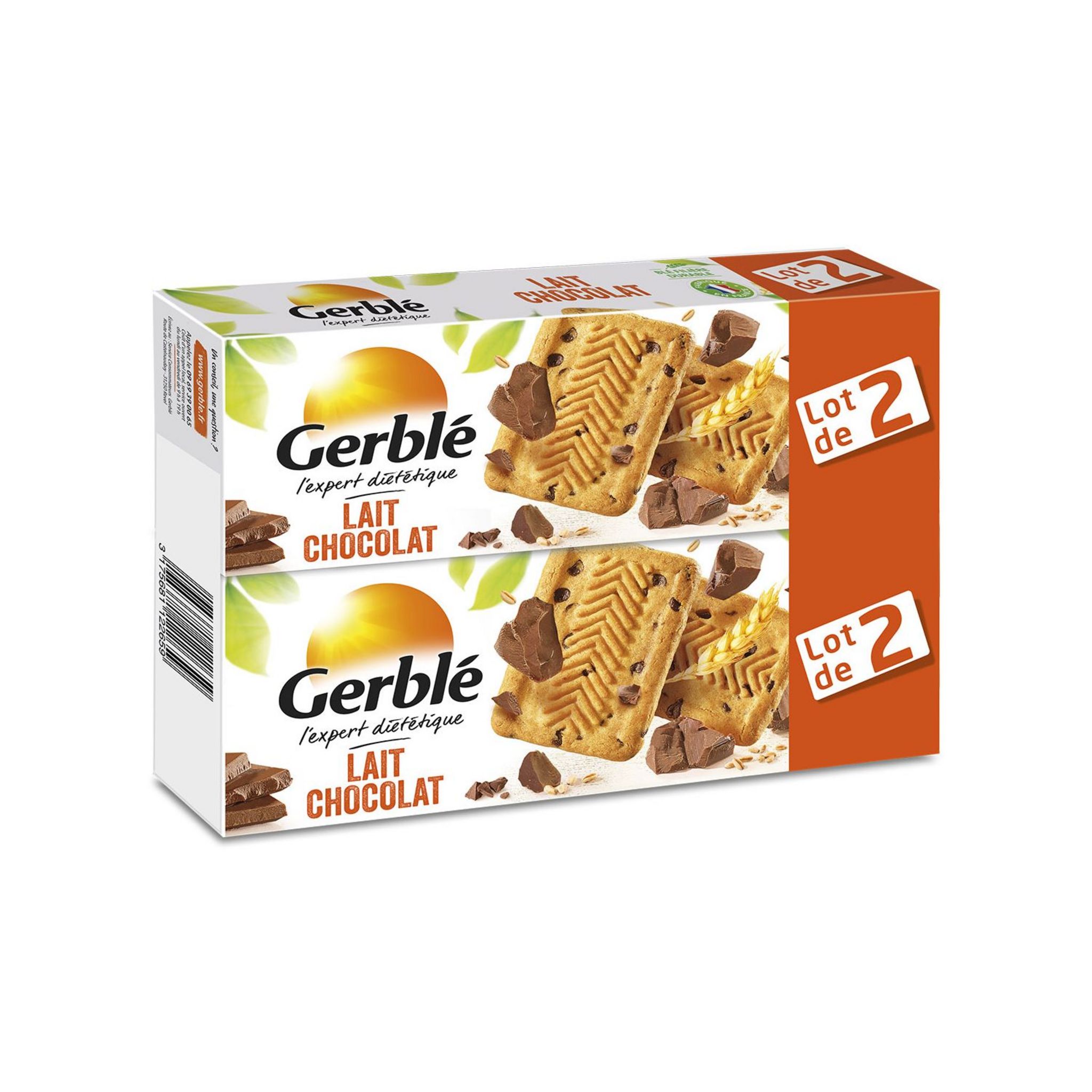 GERBLE Biscuits goûter aux raisins sachets fraîcheur 4x5 biscuits 360g pas  cher 