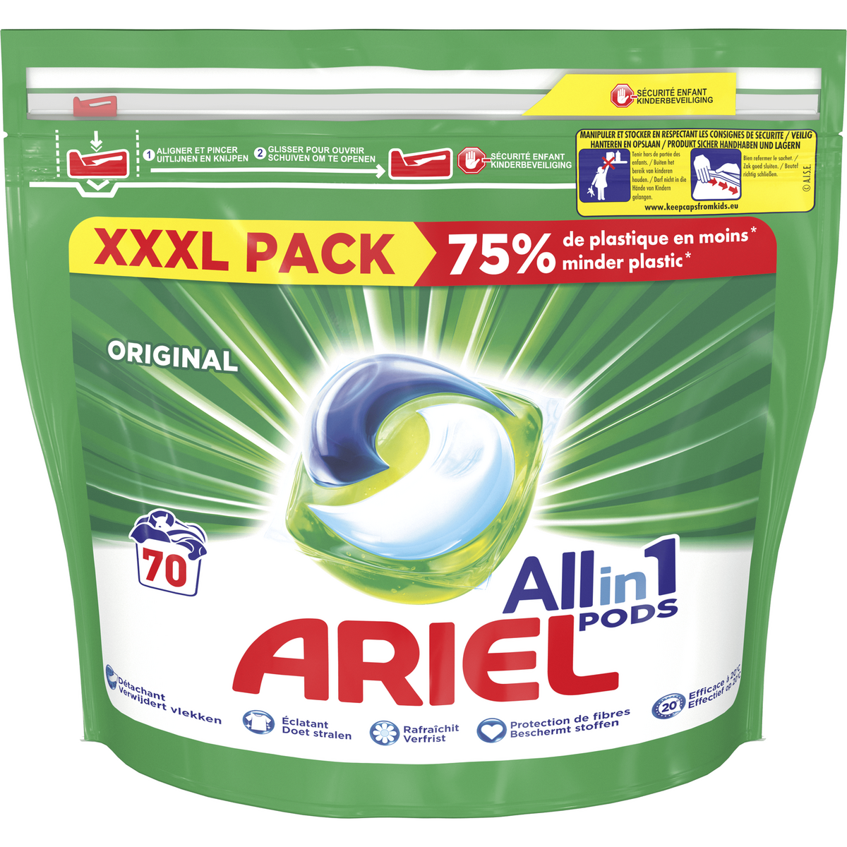 Mega pack Lessive liquide Ariel - Outspot