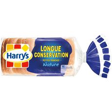 Harrys Pain De Mie Avec Croute Longue Conservation 16 Petites Tranches 250g Pas Cher A Prix Auchan