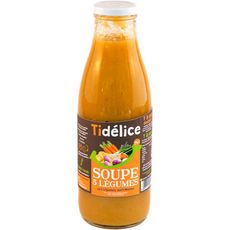 TIDELICE Soupe 5 légumes 75cl