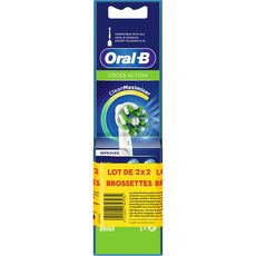 ORAL-B Brossettes recharge cross-action 2x2 brossettes