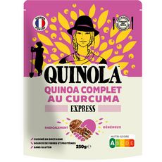 QUINOLA MOTHERGRAIN Quinoa français express au curcuma 1 à 2 personnes 250g
