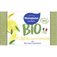 MONSAVON BIO Savon hydratant citron touche de verveine 100g
