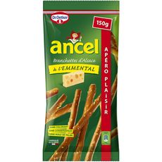 ANCEL Branchette d'Alsace bretzels en stick à l'emmental 150g