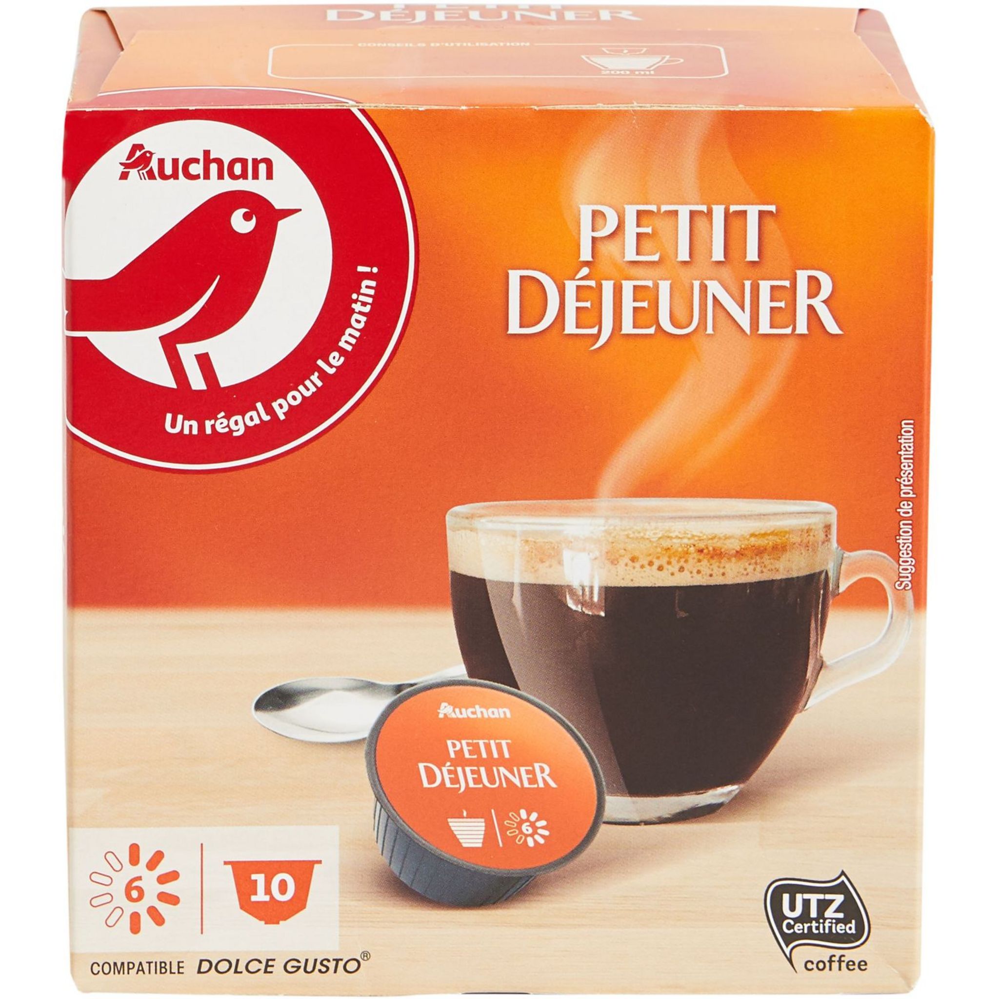 Café Petit Déjeuner - Capsules Espresso Compatibles Dolce Gusto®**