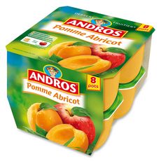 ANDROS ANDROS Spécialité pomme abricot 8x100g 8x100g