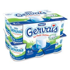 Gervais Gervais Petit Suisse Nature 12x60g Pas Cher A Prix Auchan