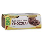 Auchan Bio petit pot de crème chocolat 2x100g