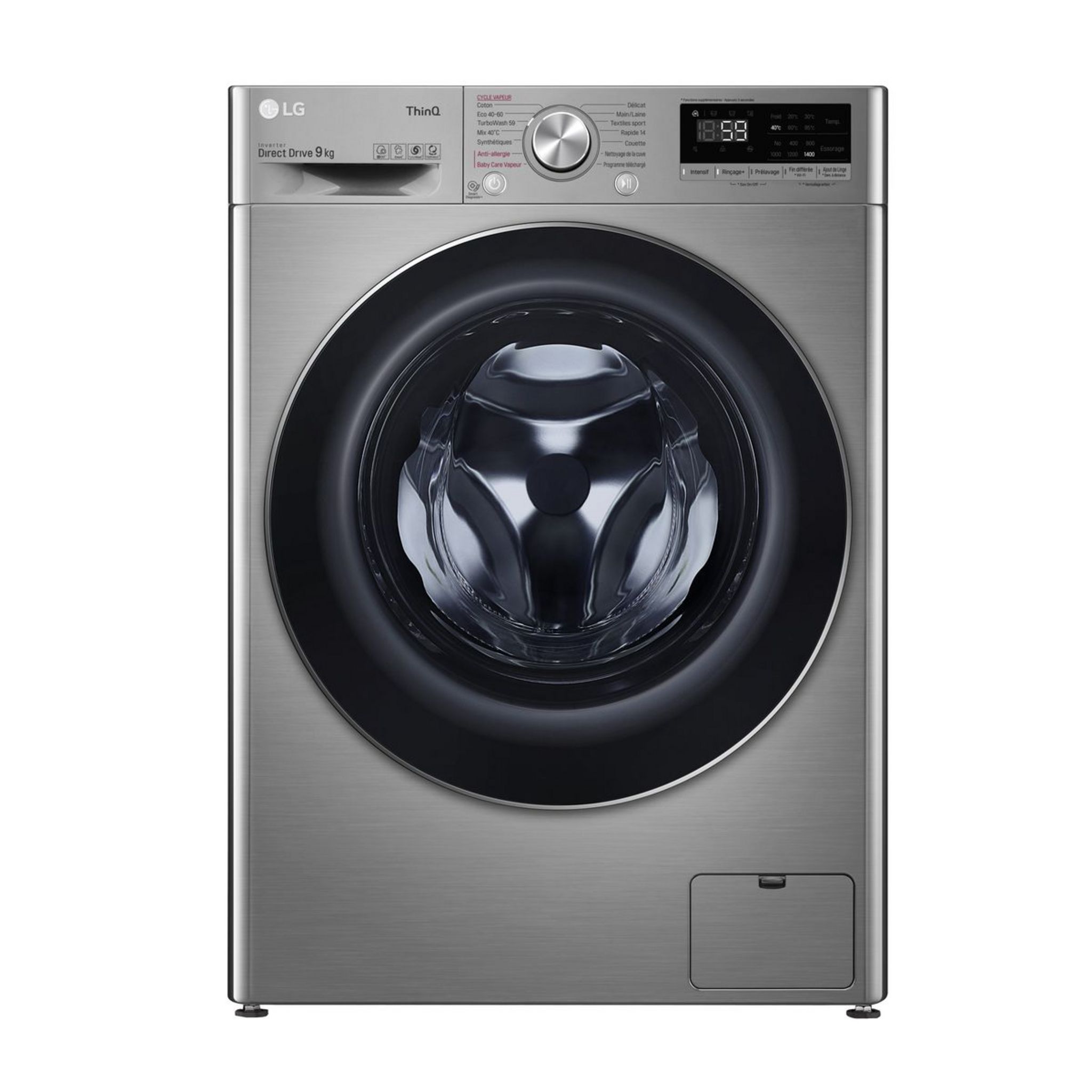 CANDY Lave linge hublot CSS1413TWMRE-47, 13 kg, 1400 T/min, Moteur à  induction, A pas cher 