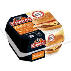 CHARAL Burger Delicioso pain focaccia tomate emmental sauce moutarde 180g 180g