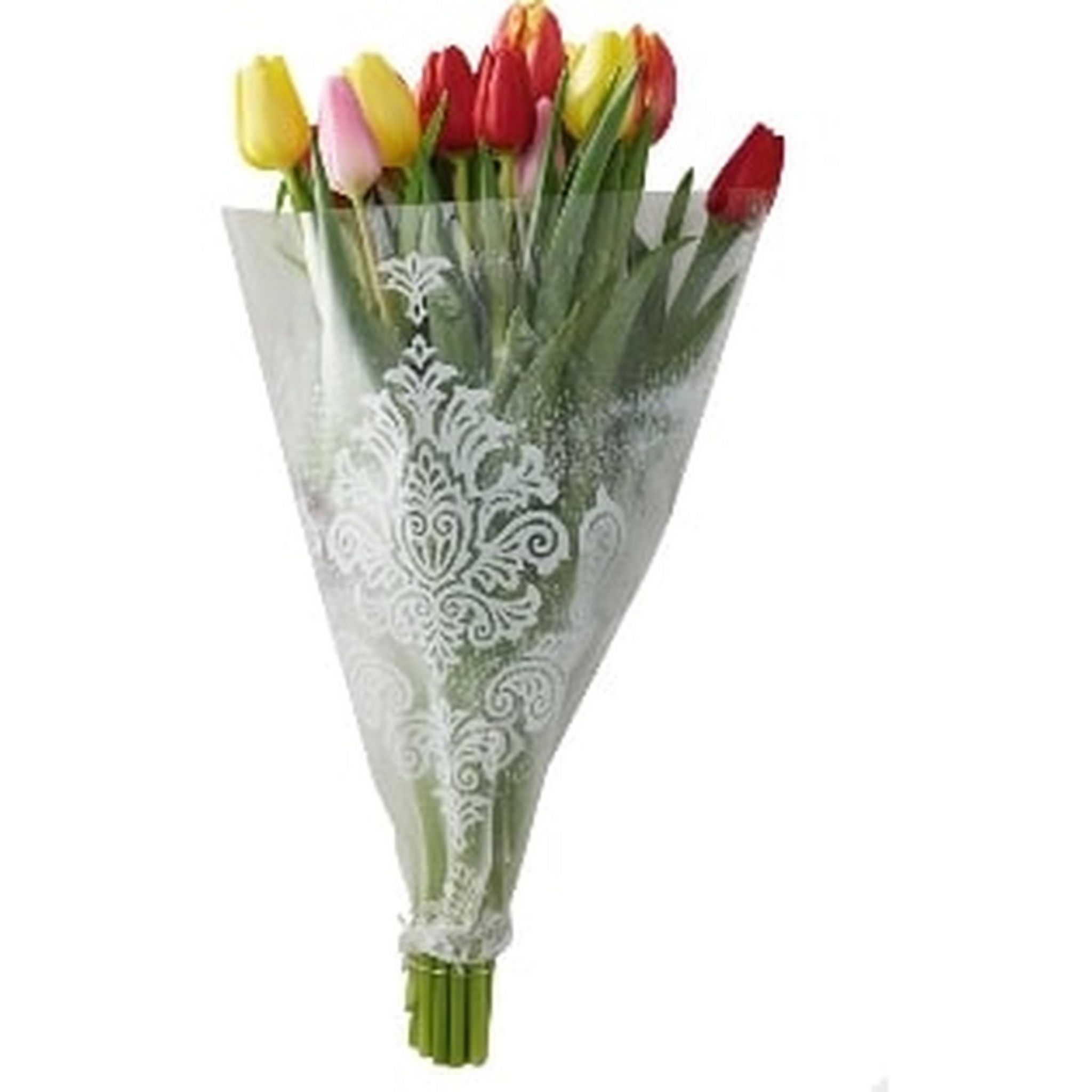 tulipe blanche tige x7 pas cher à prix Auchan