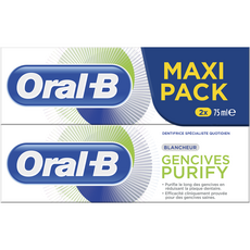 ORAL-B Dentifrice spécialiste quotidien blancheur gencives purify 2x75ml