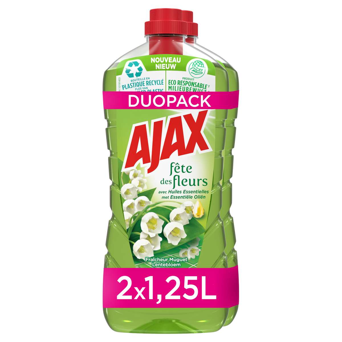 Acheter Ajax Nettoyant ménager fête des fleurs fraîcheur muguet, 1,25L