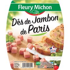 FLEURY MICHON Dés de jambon de Paris 2x75g