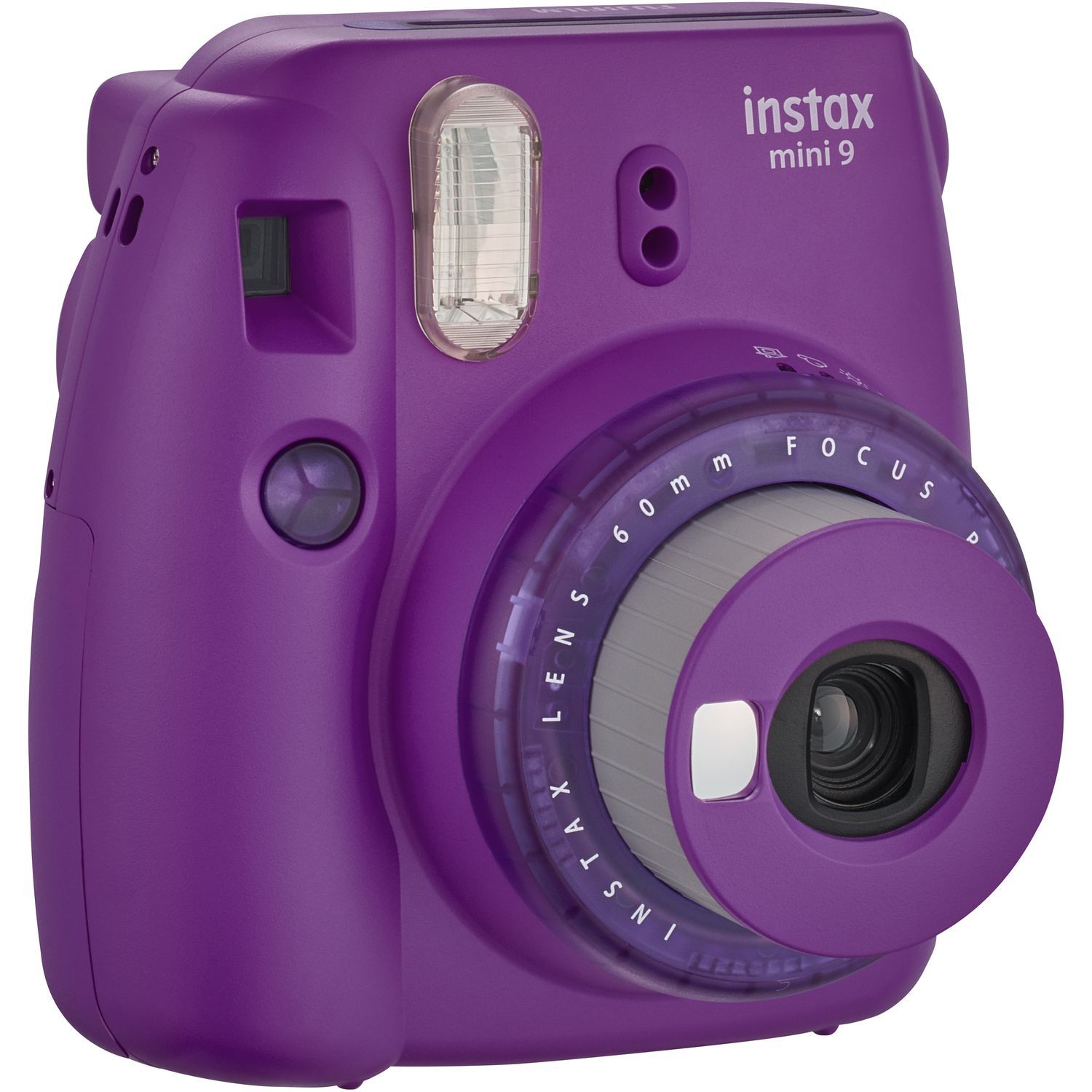 FUJI - Appareil photo instantané Instax Mini 8 - Format photo 62 x 46mm  Livré avec 2 piles LR6 et dragonne - Violet