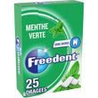 FREEDENT Chewing-gums sans sucres menthe verte 25 dragées 35g