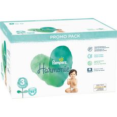 Pampers Pampers Harmonie Couches Taille 3 6 10 Kg X93 93 Couches Pas Cher A Prix Auchan