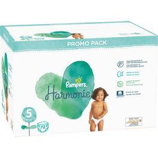 PAMPERS Harmonie couches taille 5 (11+ kg) 72 couches
