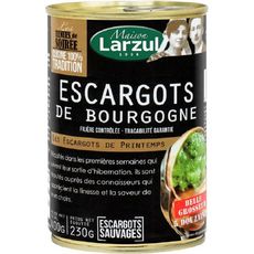 LARZUL Escargots de Bourgogne belle grosseur 60 escargots 400g