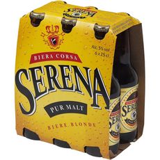 SERENA Bière blonde de Corse 5% bouteilles 6x25cl