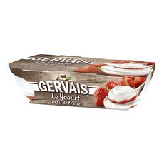 GERVAIS Yaourt type grecque lit fraise 2x115g