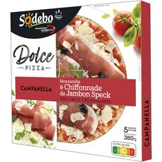 SODEBO Pizza Dolce Campanella Jambon Speck  380g