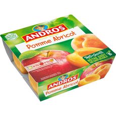 ANDROS Spécialité pomme abricot 4x100g
