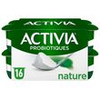 ACTIVIA Probiotiques - Yaourt au bifidus nature 16x125g