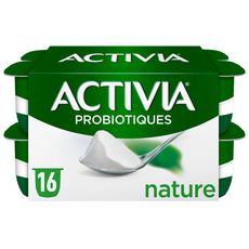 ACTIVIA Probiotiques - Yaourt nature bifidus 16x125g