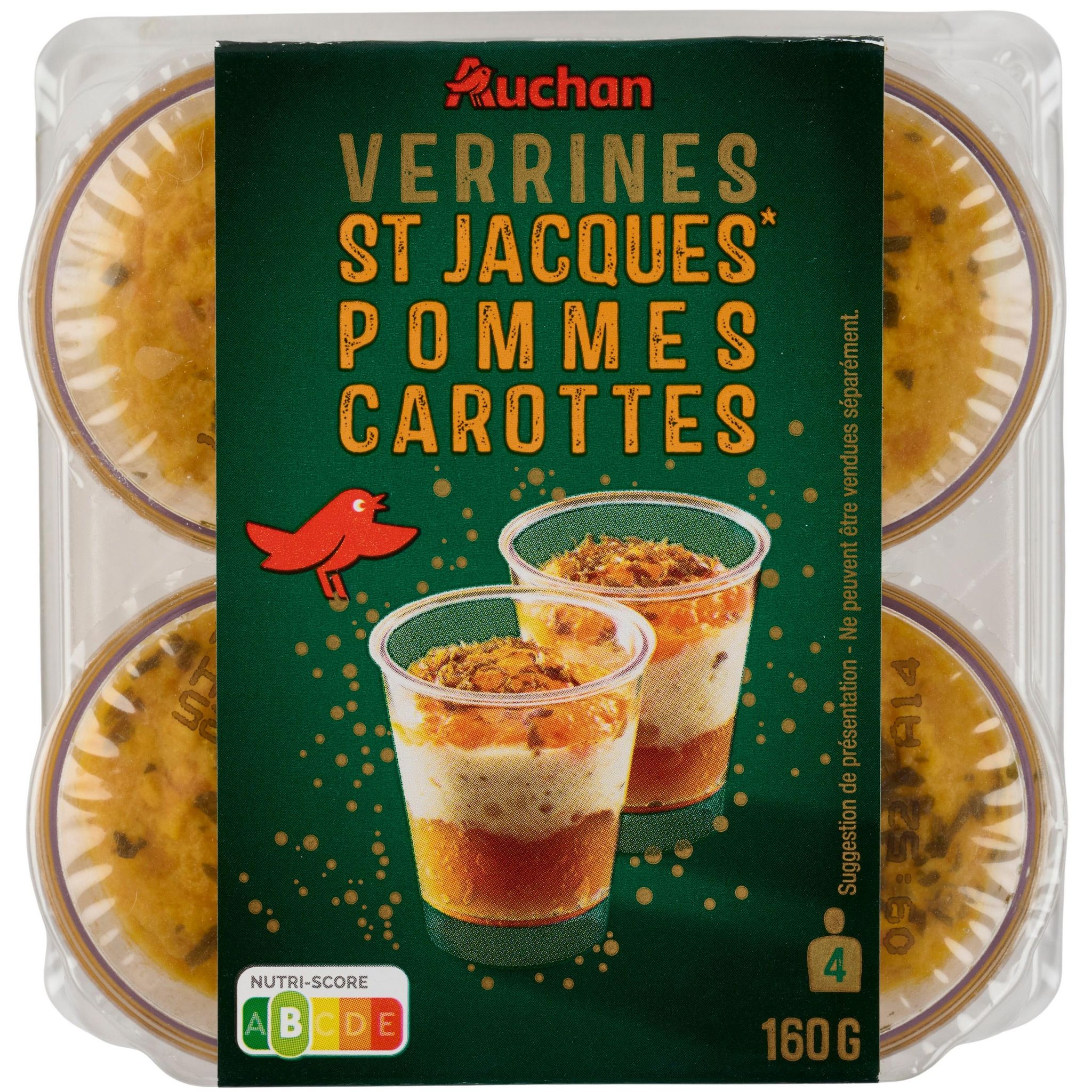 AUCHAN Box'Apéro biscuits salés 350g pas cher 