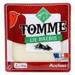 AUCHAN Tomme de Savoie au lait de brebis pasteurisé 180 g