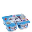 AUCHAN Fromage blanc 3.7% MG 4x100g