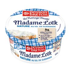 MADAME LOIK Fromage fouetté frais nature et sel de Guérande 180g