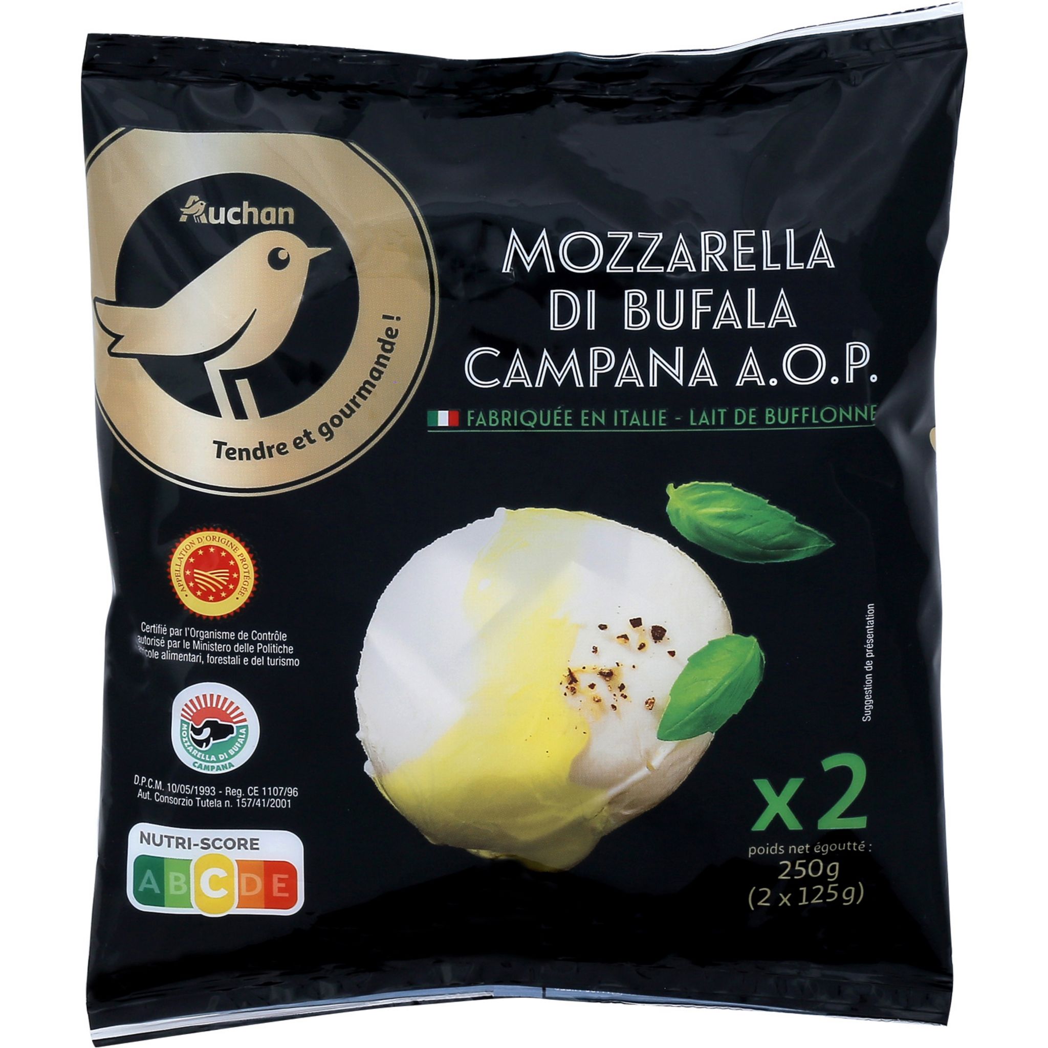 Mozzarella di Bufala Campana AOP Artisanale 1 kg