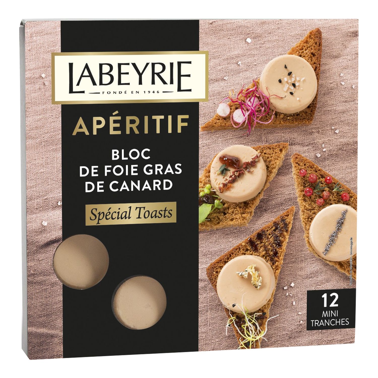 Bloc de foie gras canard LABEYRIE, barquette spéciale apéritif 120g - Super  U, Hyper U, U Express 
