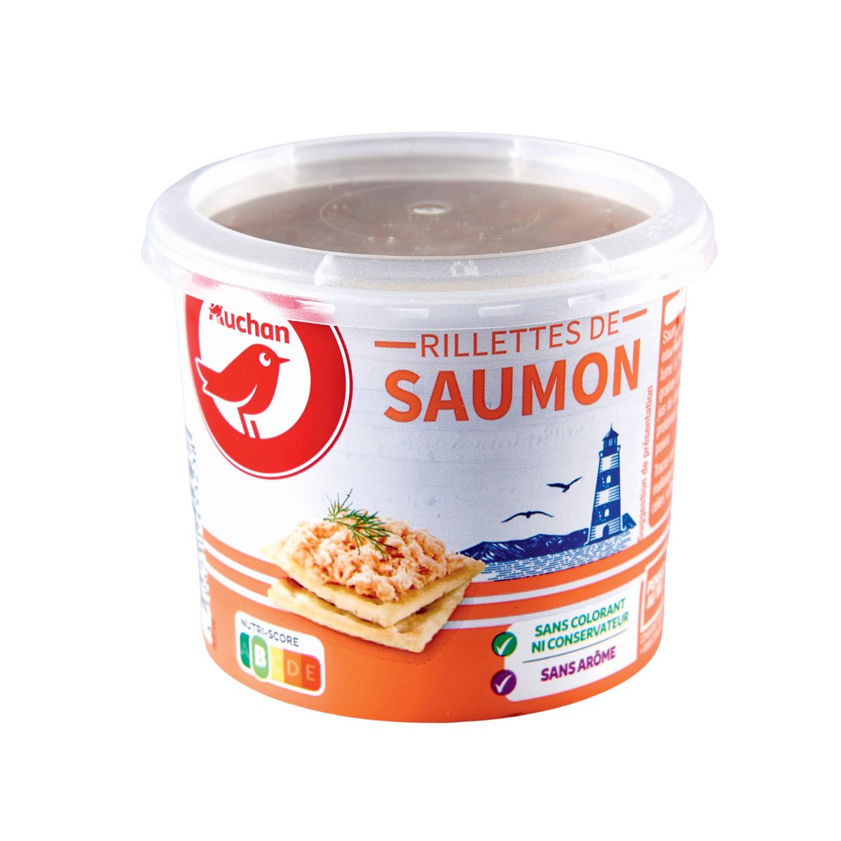 AUCHAN Rillettes de saumon 150g