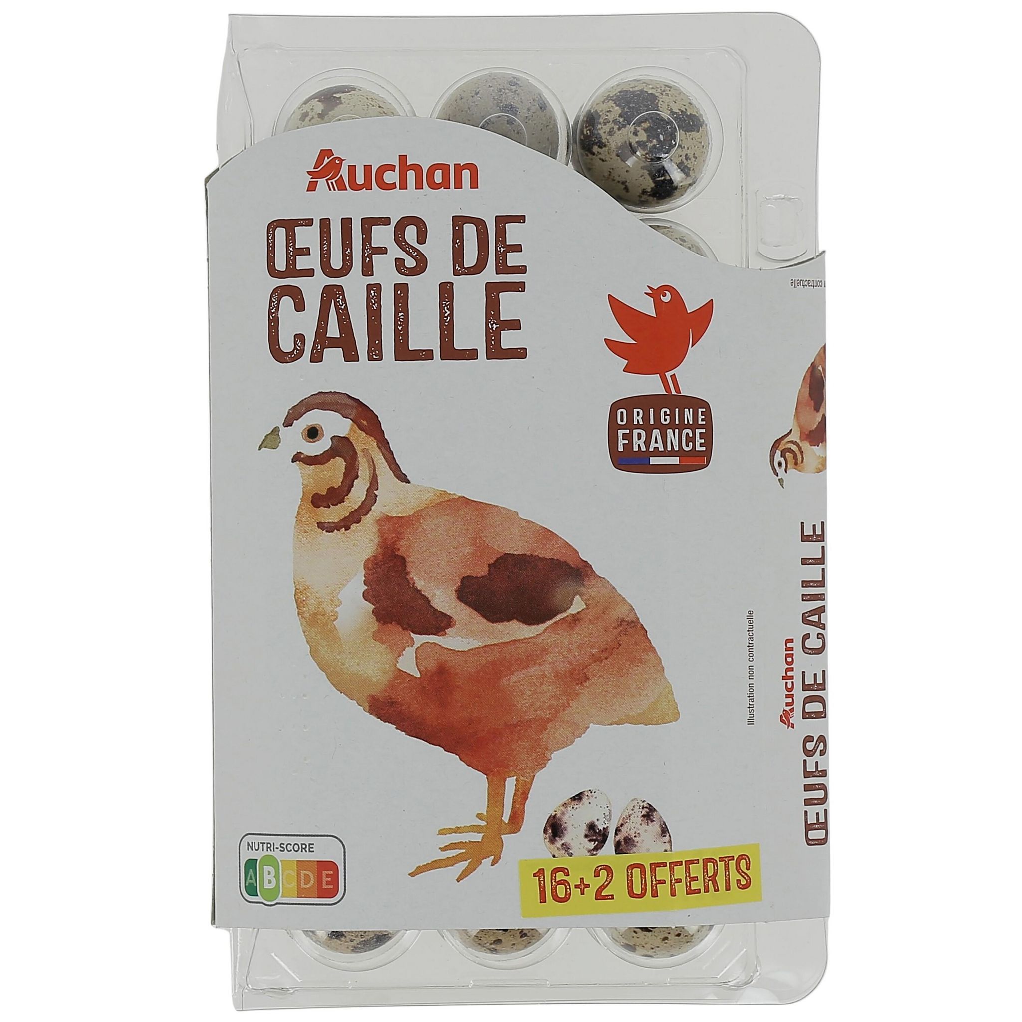 AUCHAN Toasts nature 280g pas cher 