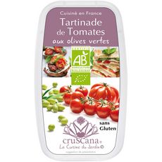 CRUSCANA Tartinade de tomates aux olives vertes bio 100g