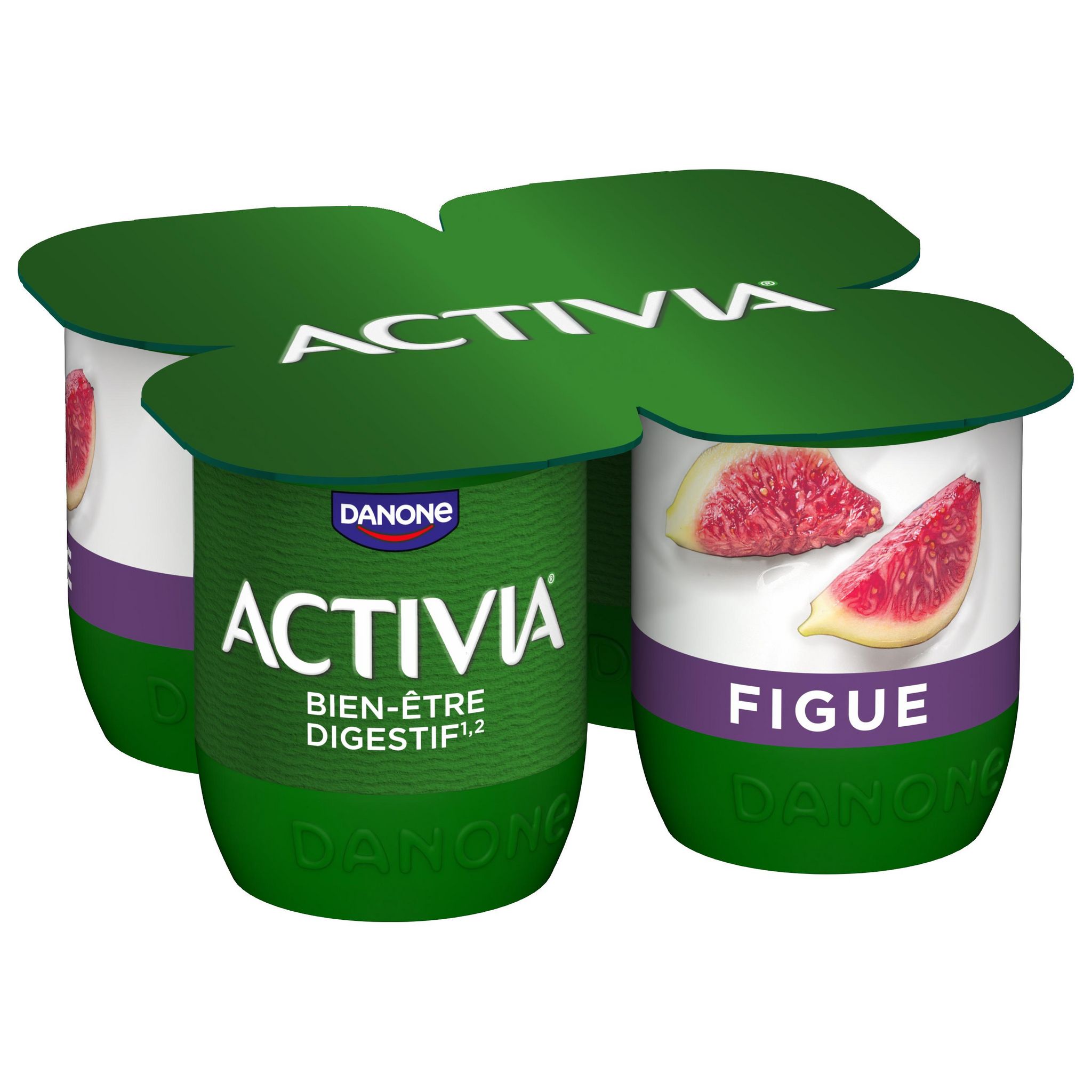 Yaourt au bifidus aux fruits panaché, Activia (12 x 125 g)