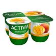 ACTIVIA Probiotiques - Yaourts aux fruits mangue 4x125g
