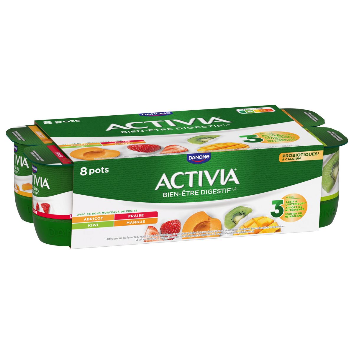 Livraison à domicile Activia Yaourt aux fruits, 16x125g